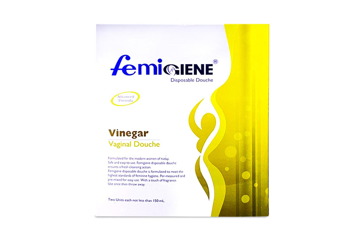 FEMIGIENE VINEGAR VAGINAL DOUCHE 2X150 ML - Milano Pharmacy