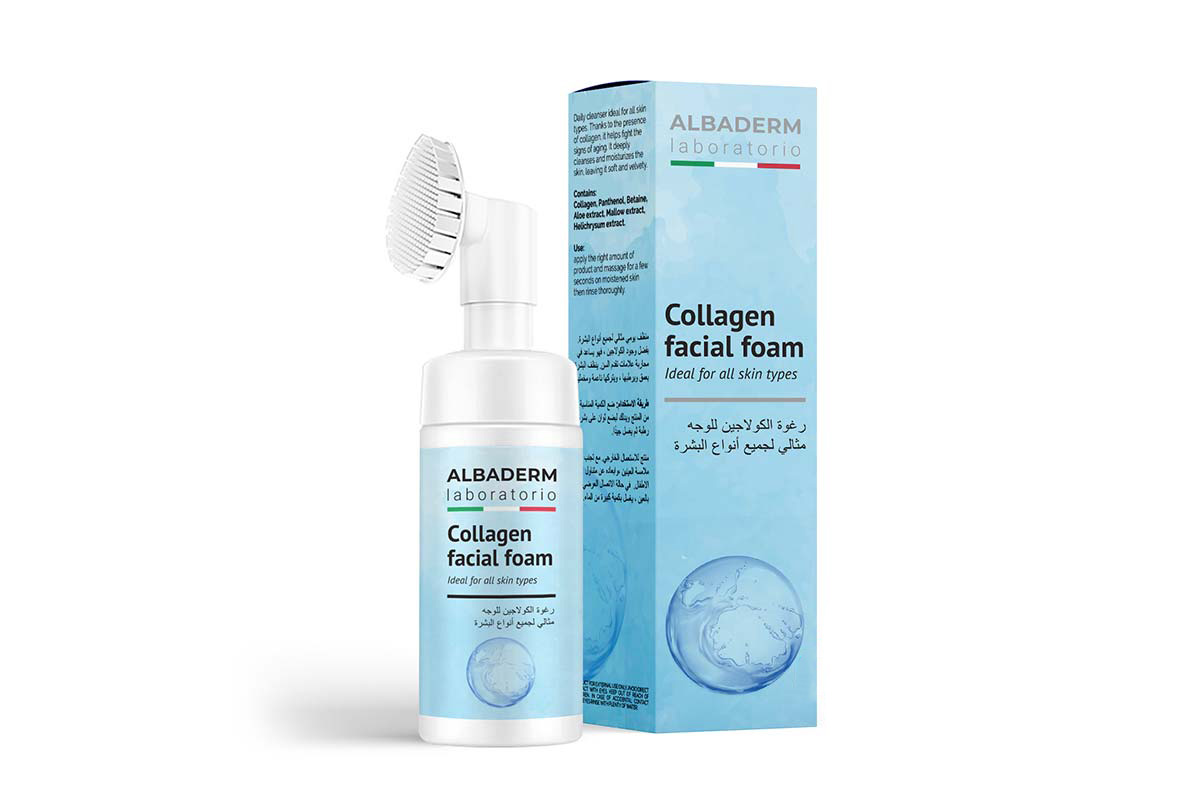 ALBADERM COLLAGEN FACIAL FOAM 100 ML - Milano Pharmacy