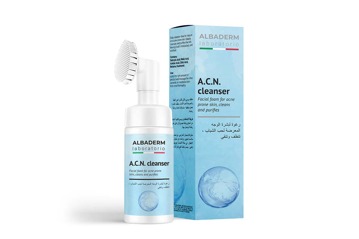 ALBADERM A.C.N. CLEANSER FACIAL FOAM FOR ACNE 100 ML - Milano Pharmacy