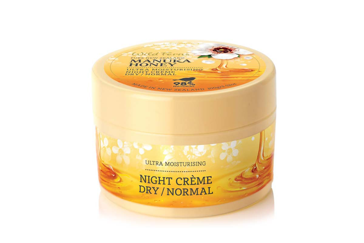 WILD FERNS MANUKA HONEY NIGHT CREME DRY TO NORMAL 100 GM - Milano Pharmacy