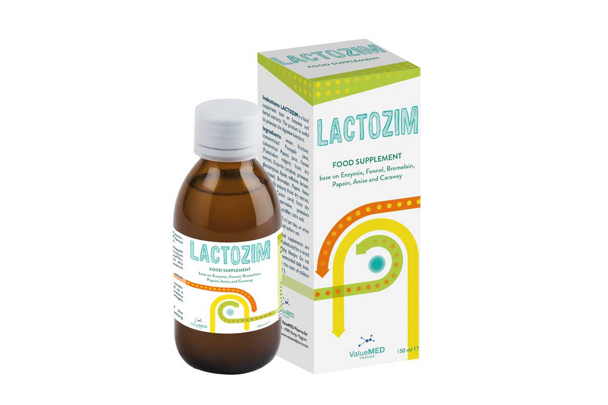 VALUEMED LACTOZIM FOOD SUPPLEMENT SYRUP 150 ML - Milano Pharmacy