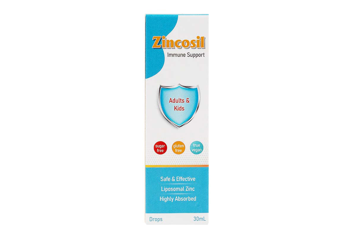 ZINCOSIL IMMUNE ADULT AND KIDS DROPS 30 ML - Milano Pharmacy