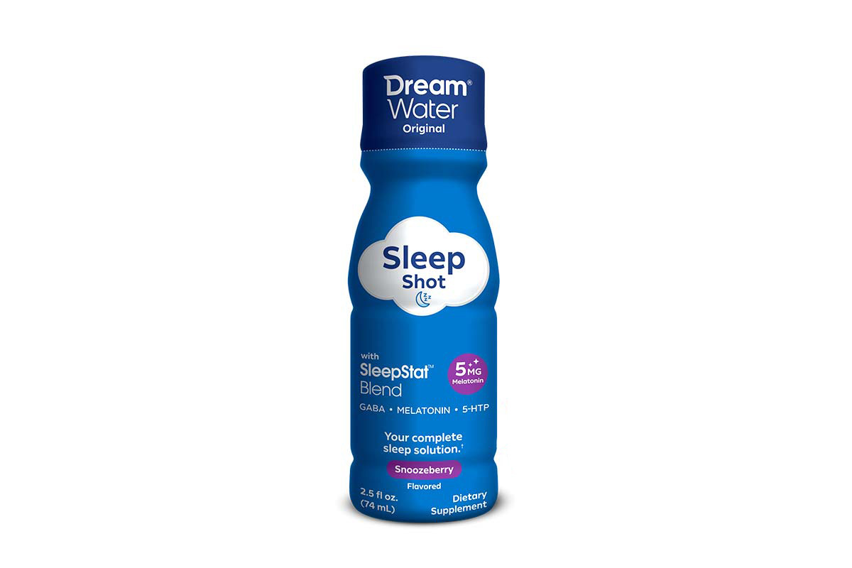 DREAM WATER SLEEP SHOT 5MG MELATONIN SNOOZEBERRY 74 ML - Milano Pharmacy