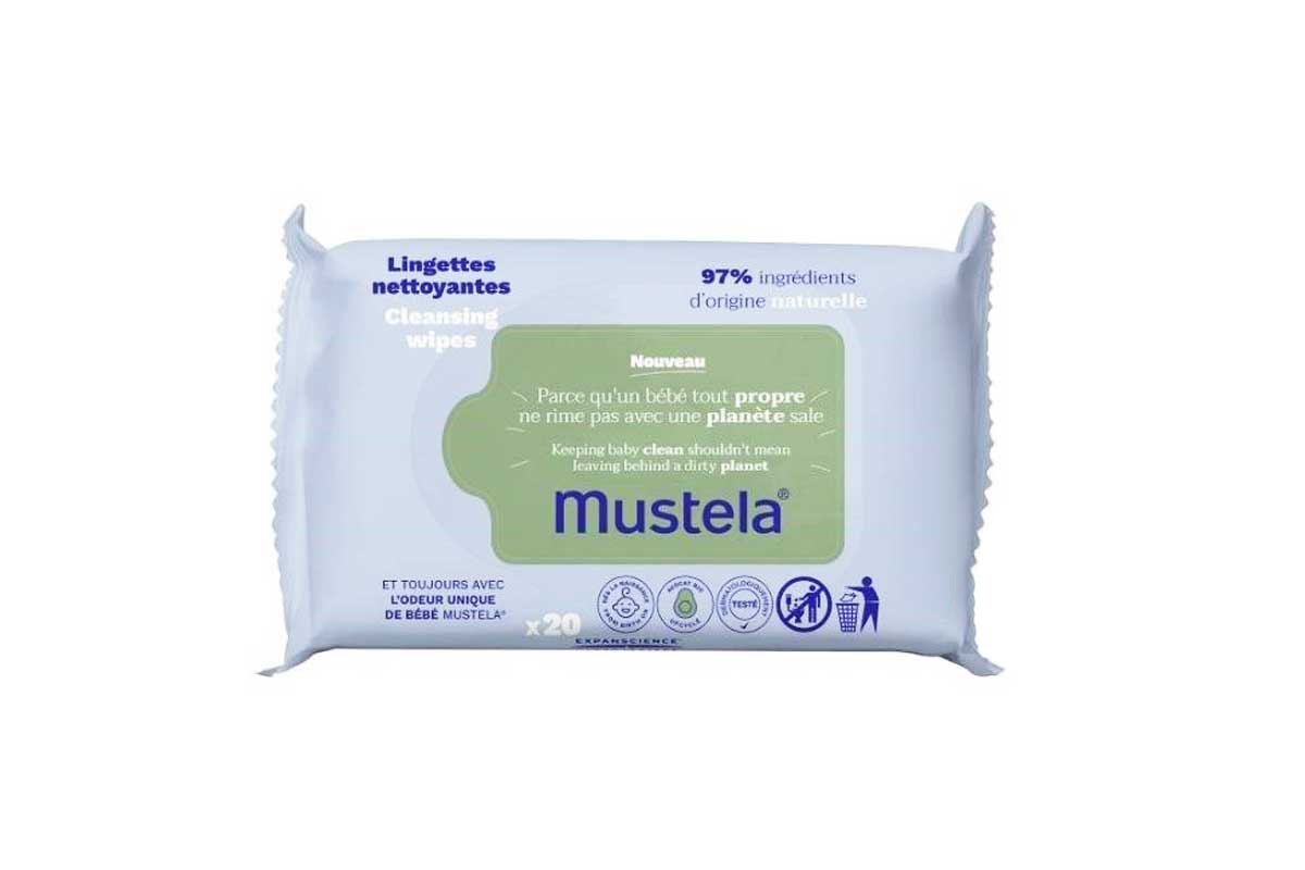 MUSTELA CLEANSING WIPES 20 PIECES - Milano Pharmacy