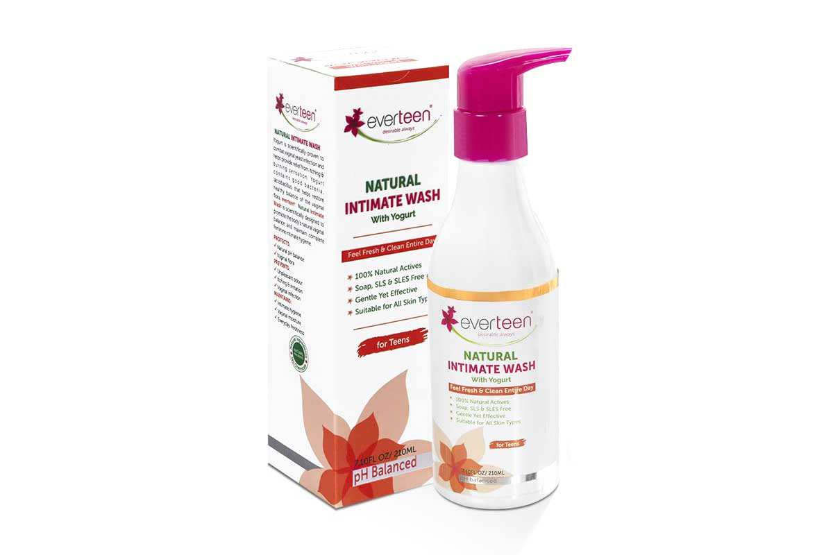 EVERTEEN NATURAL INTIMATE WASH 210 ML - Milano Pharmacy