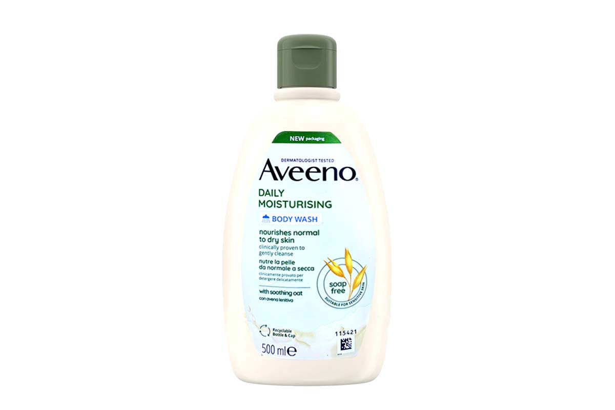 AVEENO DAILY MOISTURISING BODY WASH NOURISHES NORMAL TO DRY SKIN SOAP FREE 500 ML - Milano Pharmacy