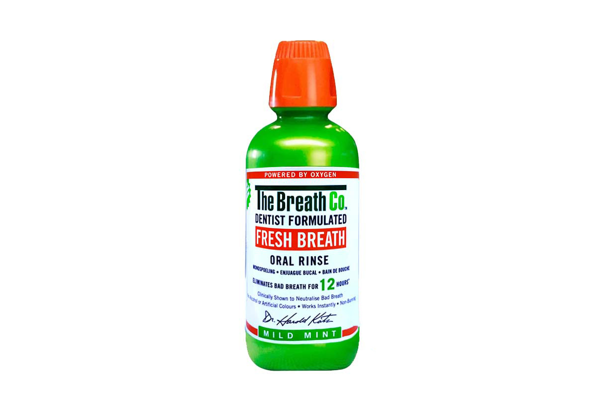 THE BREATH CO MILD MINT FRESH BREATH MOUTHWASH 12H 500 ML - Milano Pharmacy