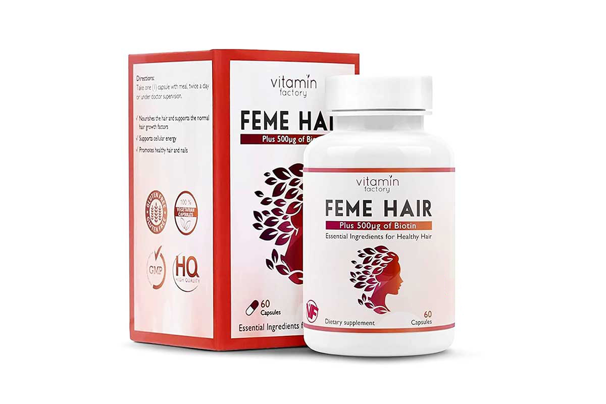 VITAMIN FACTORY FEME HAIR 60 CAPSULES - Milano Pharmacy