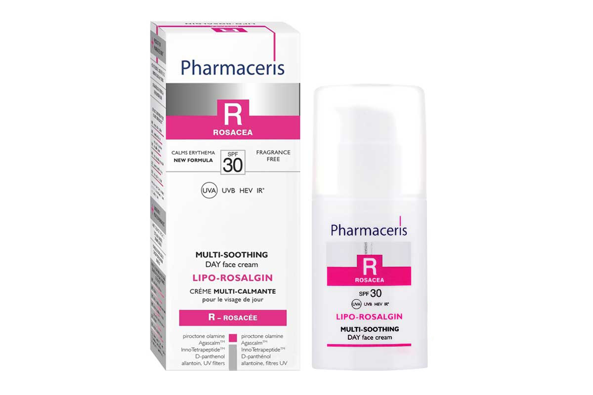 PHARMACERIS R ROSACEA LIPO ROSALGIN SPF30 MULTI SOOTHING DAY CREAM 30 ML - Milano Pharmacy