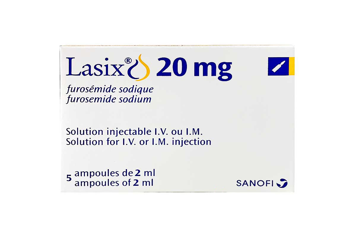 LASIX 20 MG SOLUTION FOR INJECTION 2ML 5 AMPOULES - Milano Pharmacy