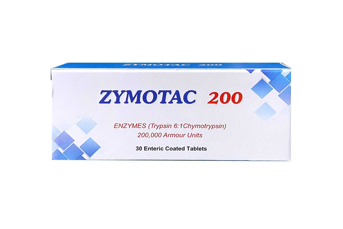 ZYMOTAC 200 MG 30 COATED TABLETS - Milano Pharmacy