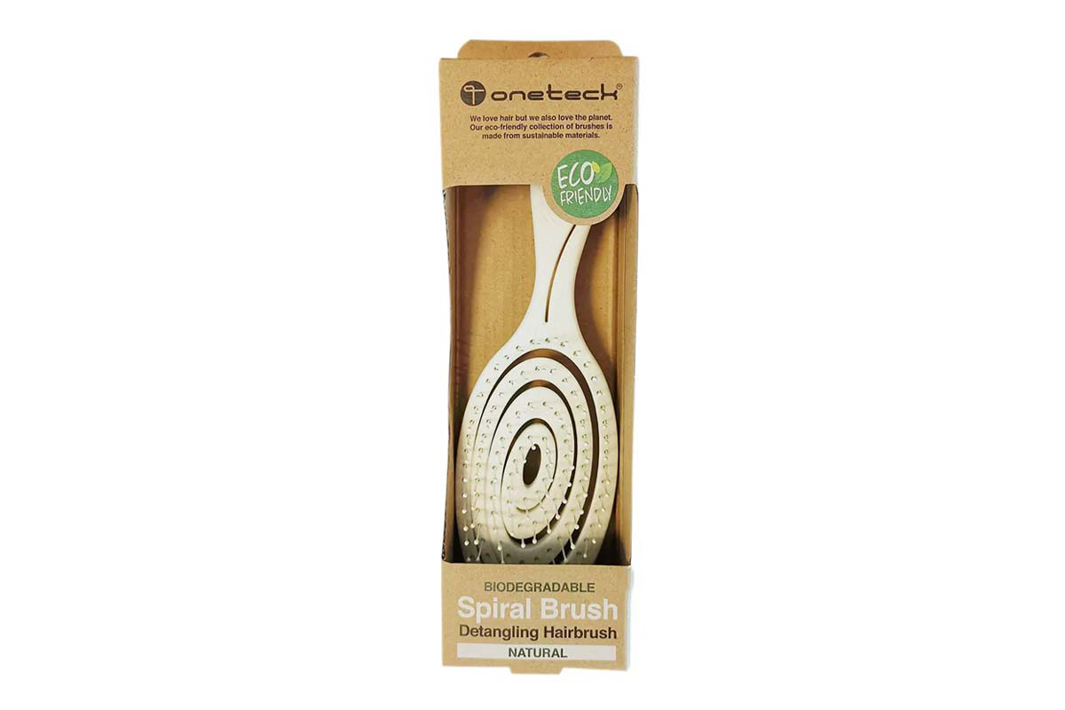 ONETECH BIODEGRADABLE SPIRAL BRUSH WHITE 5440-B4 - Milano Pharmacy