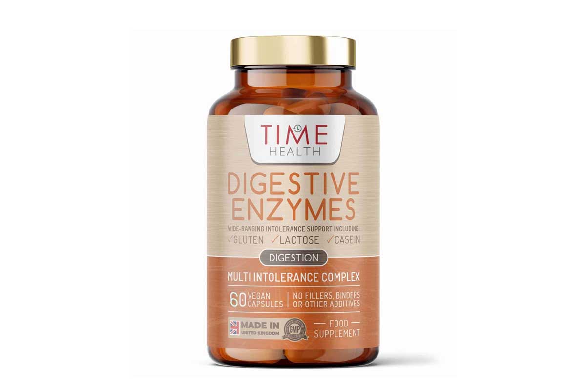 TIME HEALTH DIGESTIVE ENZYMES 60 VEGAN CAPSULES - Milano Pharmacy