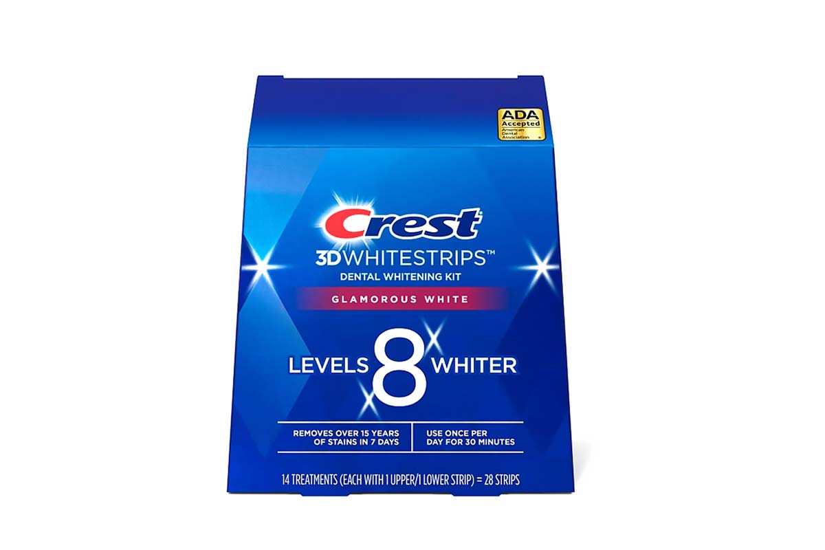 CREST 3D WHITESTRIPS DENTAL WHITENING KIT 28 STRIPS - Milano Pharmacy