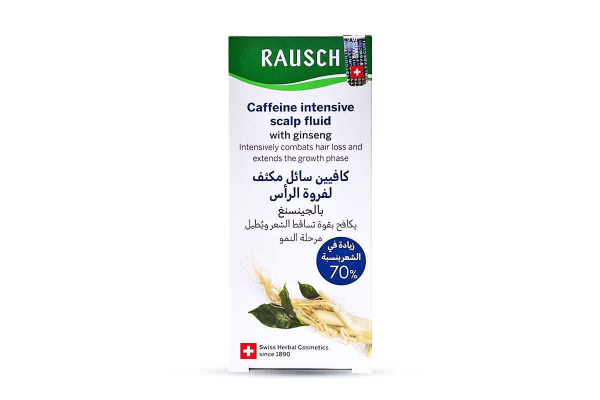 RAUSCH CAFFEINE INTENSIVE SCALP FLUID WITH GINSENG 30 ML - Milano Pharmacy