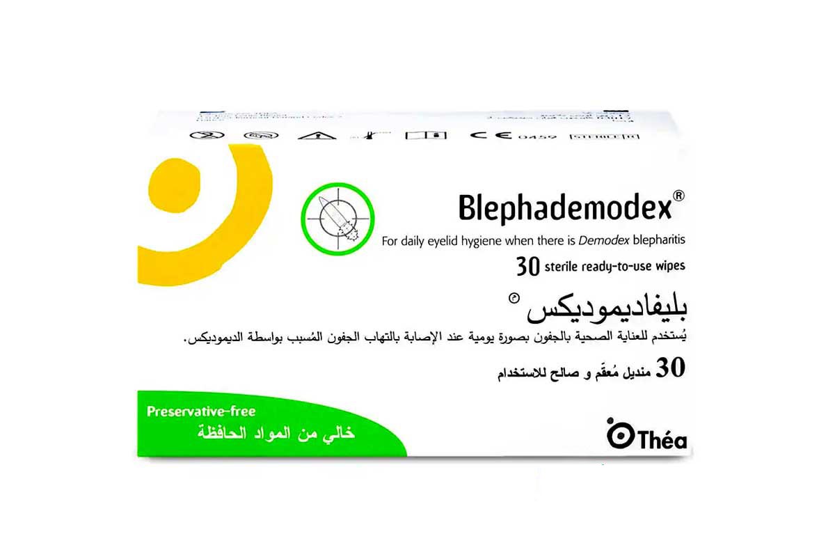 BLEPHADEMODEX EYE WIPES 30 PCS - Milano Pharmacy