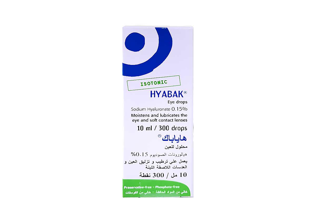 HYABAK 0.15% EYE DROPS 10 ML - Milano Pharmacy