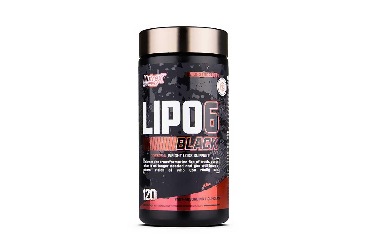 NUTREX RESEARCH LIPO 6 BLACK FAT BURNER 120 CAPSULES - Milano Pharmacy