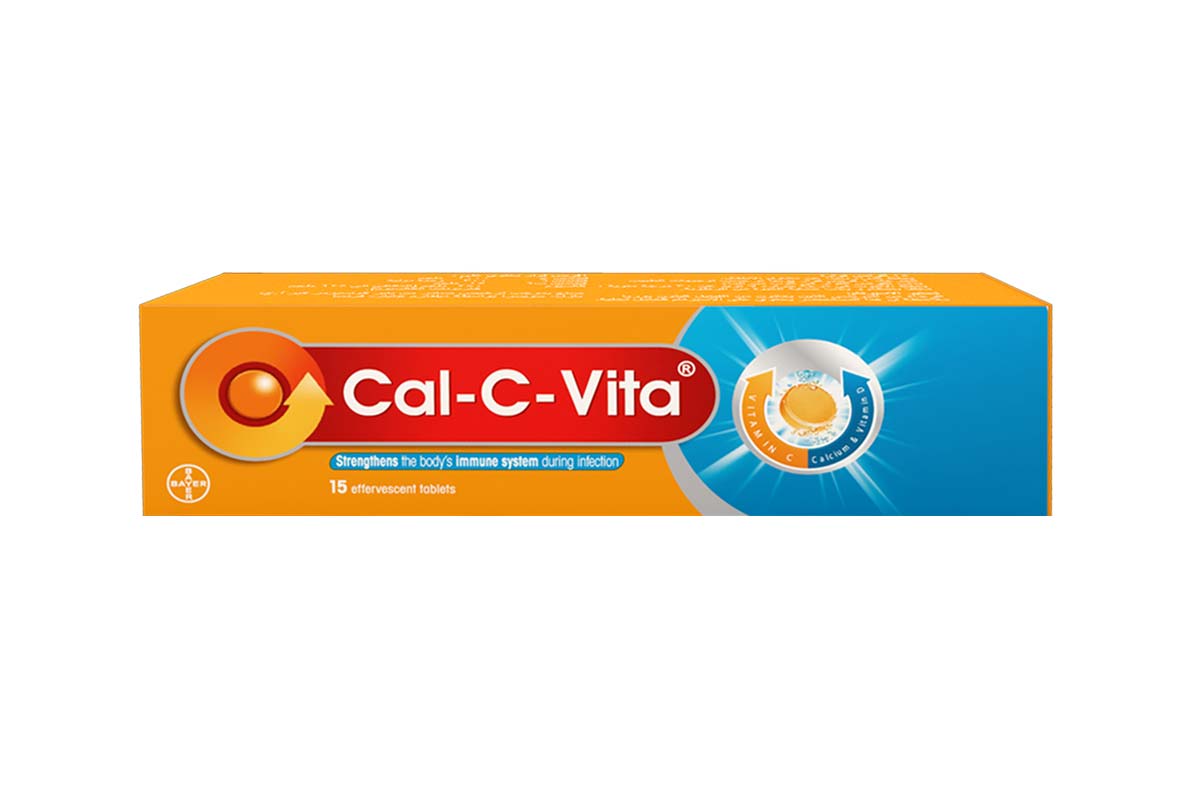 CAL-C-VITA IMMUNE SUPPORT WITH CALCIUM AND VITAMIN D AND C 15 EFFERVESCENT TABLETS - Milano Pharmacy