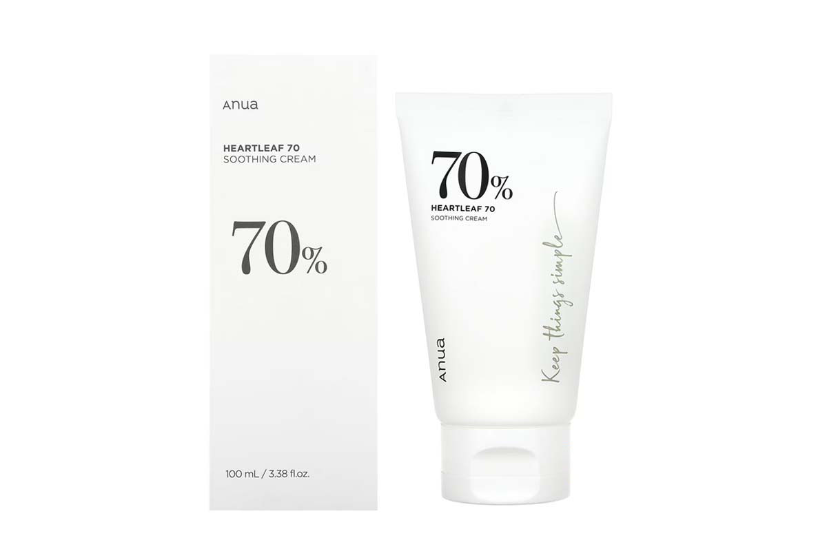 ANUA HEARTLEAF SOOTHING CREAM 70% 100 ML - Milano Pharmacy