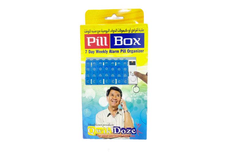 QWIK DOZE 7 DAY WEEKLY ALARM PILL ORGANIZER - Milano Pharmacy