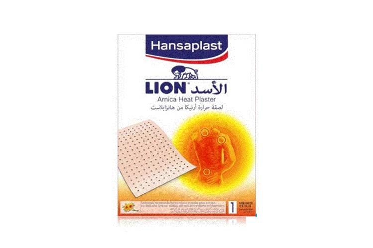 HANSAPLAST LION ARNICA HEAT PLASTER 12X18CM - Milano Pharmacy
