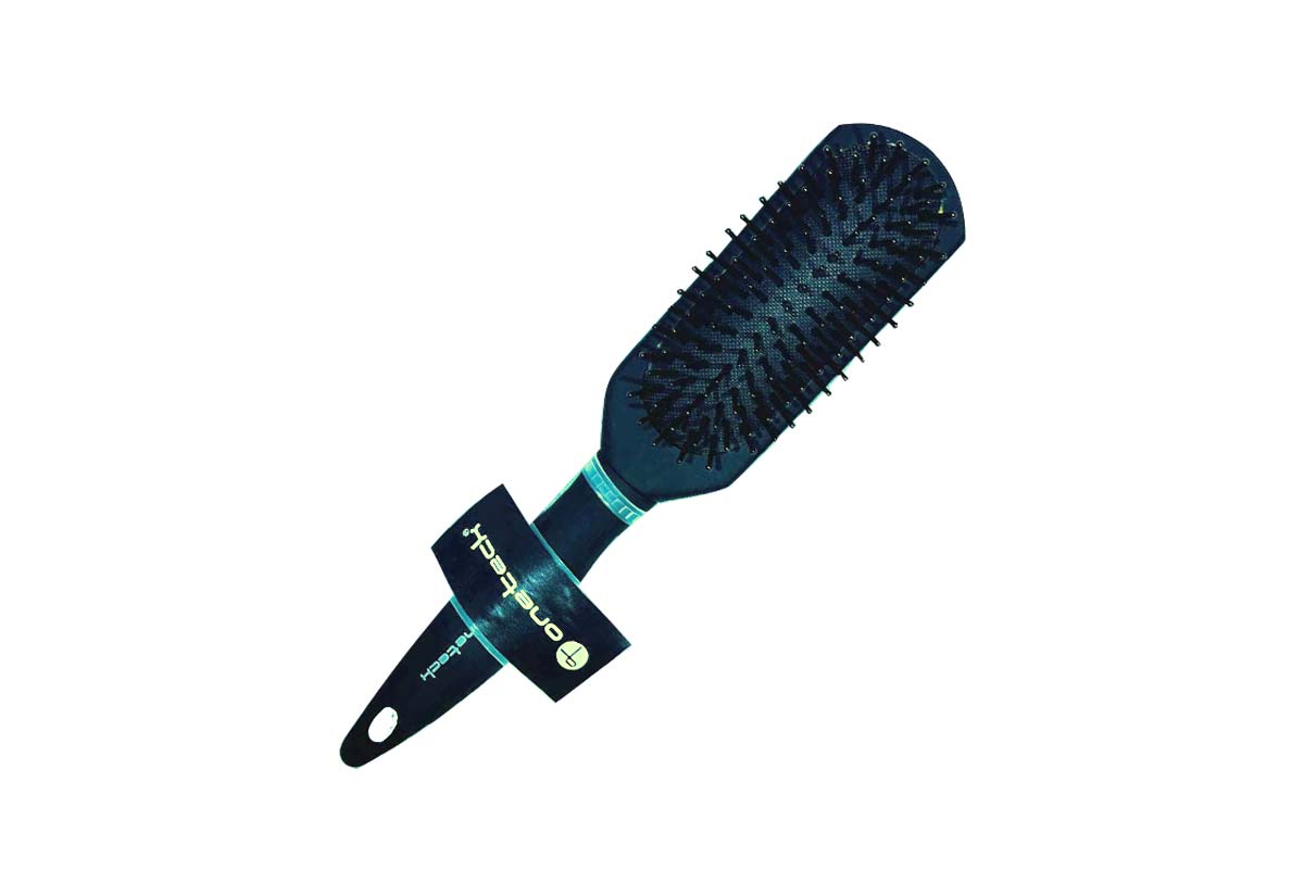 ONETECH PLASTIC HAIR BRUSH BLACK 0406R1.5101R1 - Milano Pharmacy