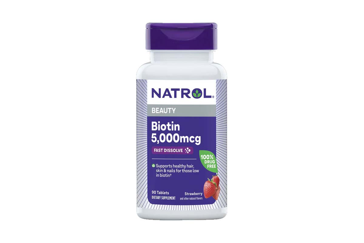 NATROL BIOTIN 5000 MCG 90 DISSOLVE TABLETS - Milano Pharmacy