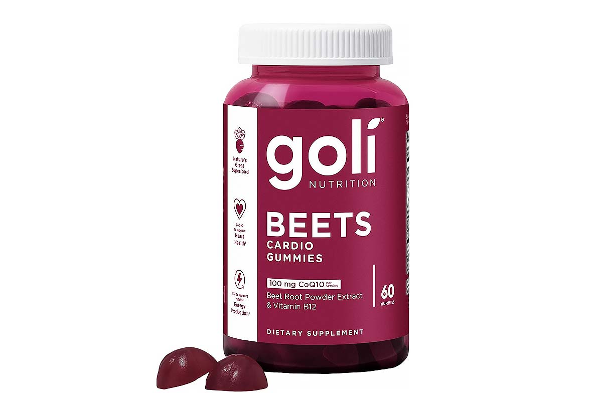 GOLI BEETS CARDIO 100MG CO Q10 GUMMIES 60 PIECES - Milano Pharmacy