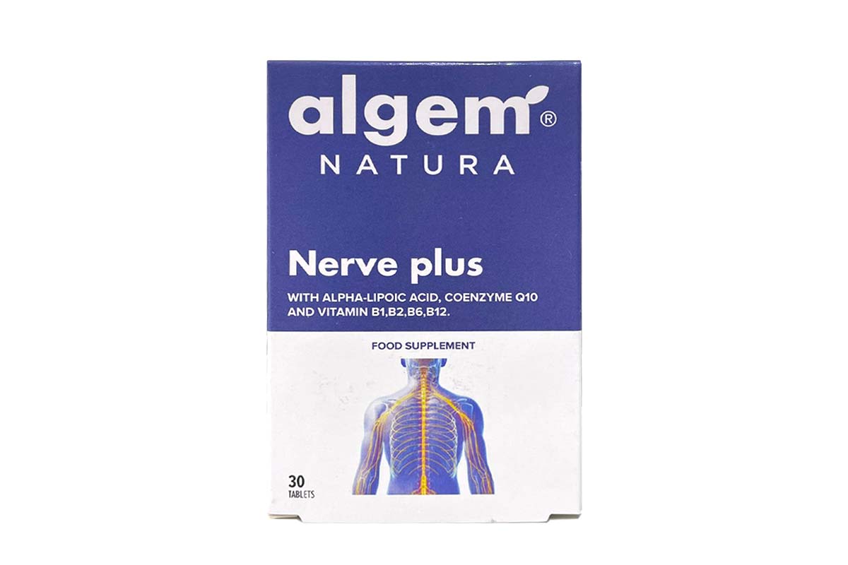 ALGEM NATURA NERVE PLUS 30 TABLETS - Milano Pharmacy