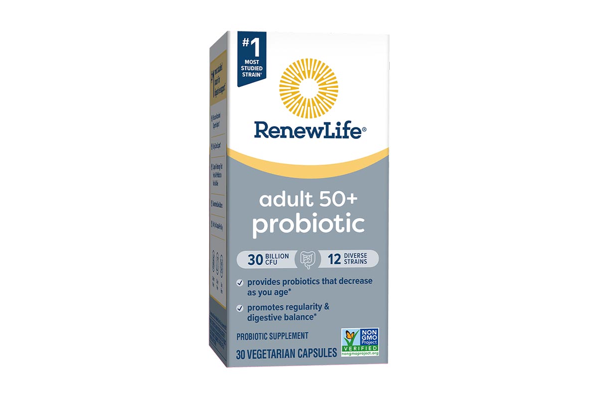 RENEWLIFE ADULT 50+ PROBIOTICS 30 BILLION CFU 30 VEGETARIAN CAPSULES - Milano Pharmacy