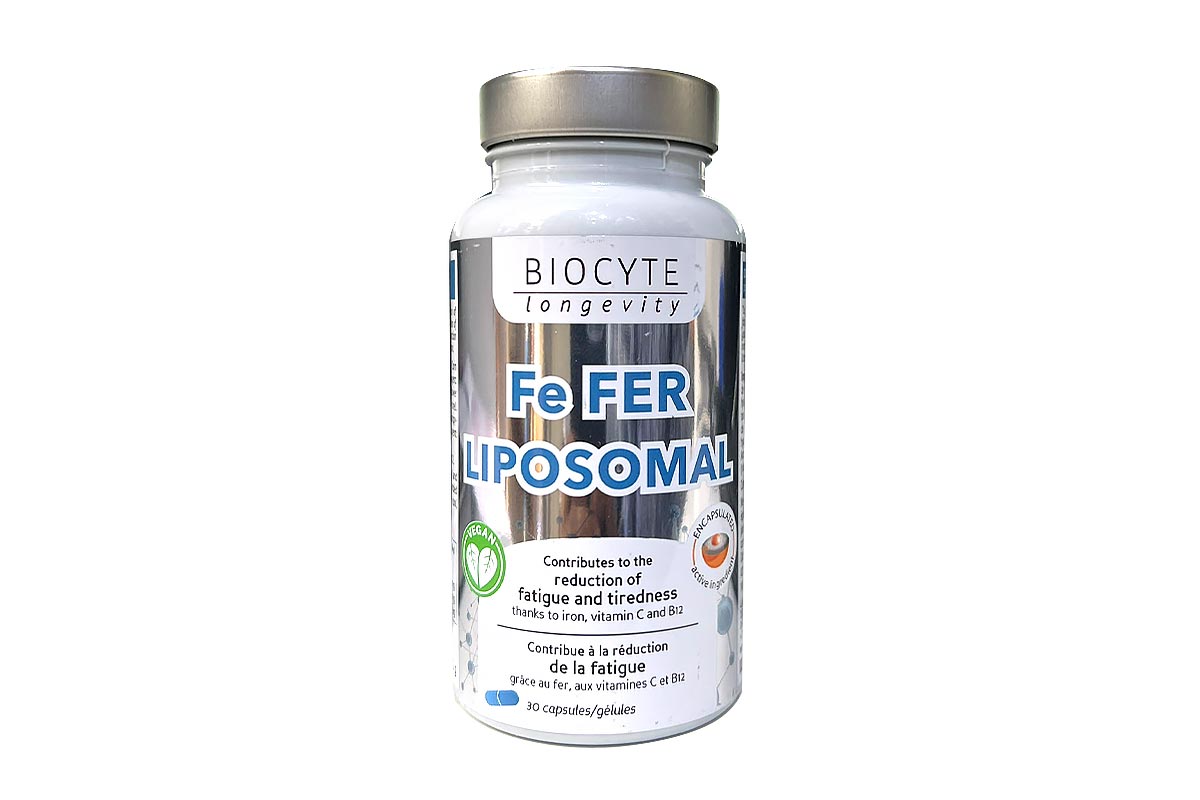 BIOCYTE FE FER LIPOSOMAL 50 MG 30 CAPSULES - Milano Pharmacy