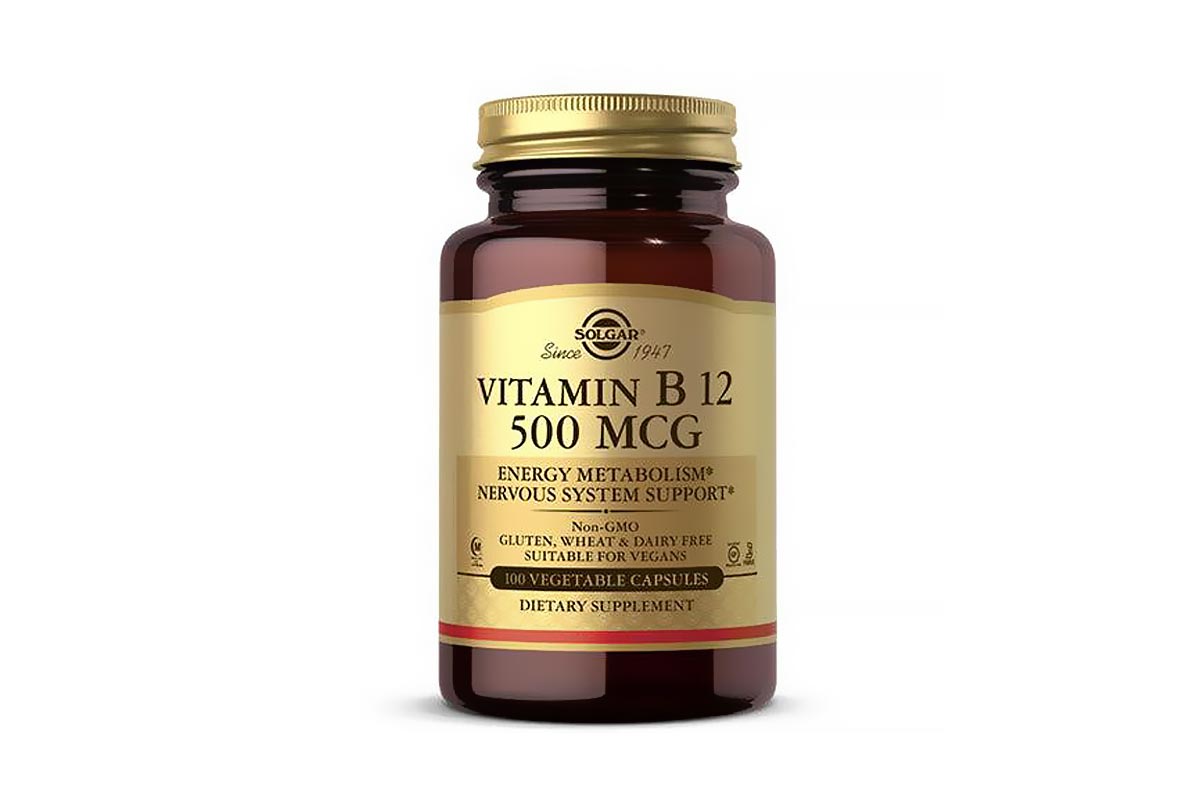 SOLGAR VITAMIN B12 500MCG 100 VEGETABLE CAPSULES - Milano Pharmacy