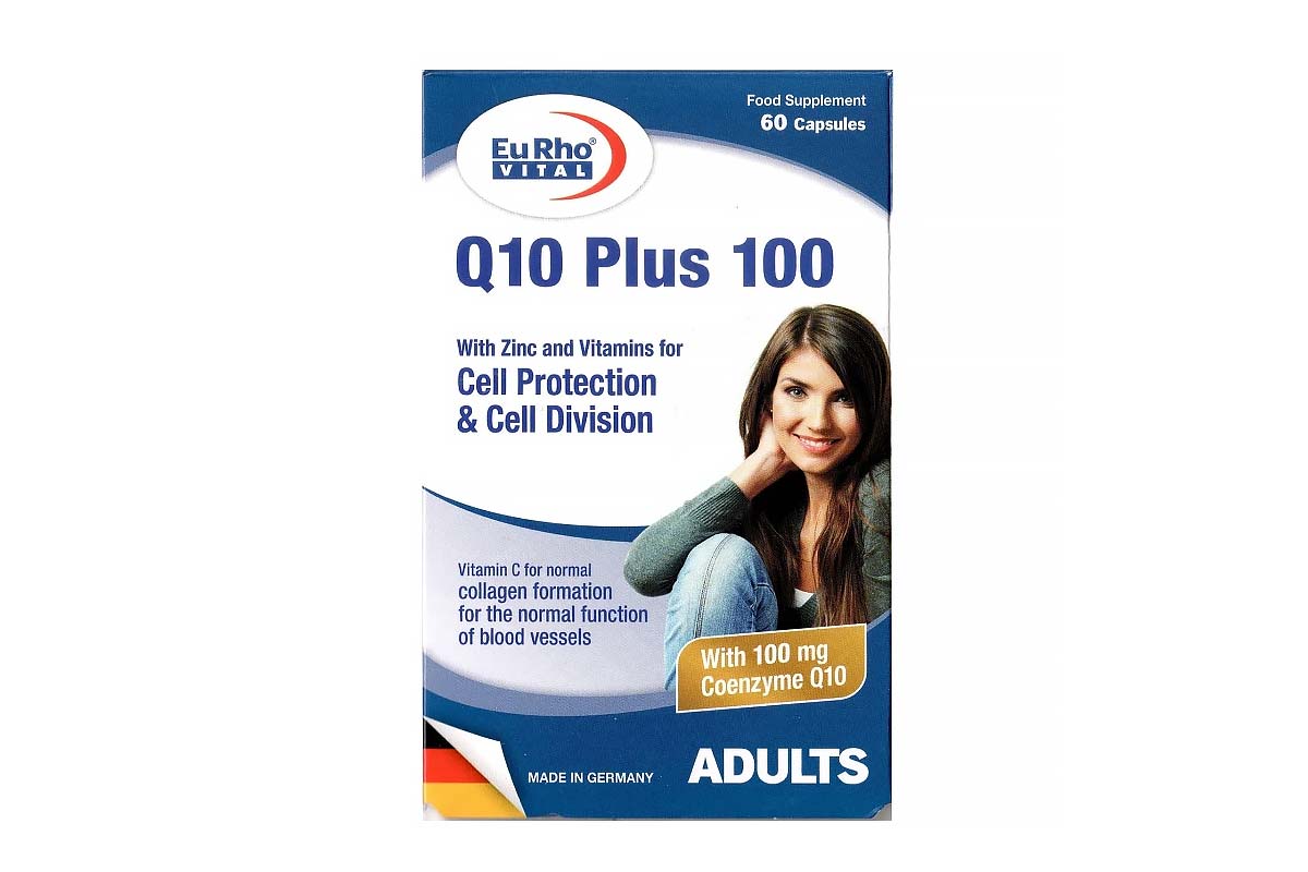 EURHO VITAL Q10 PLUS 100MG 60 CAPSULES - Milano Pharmacy