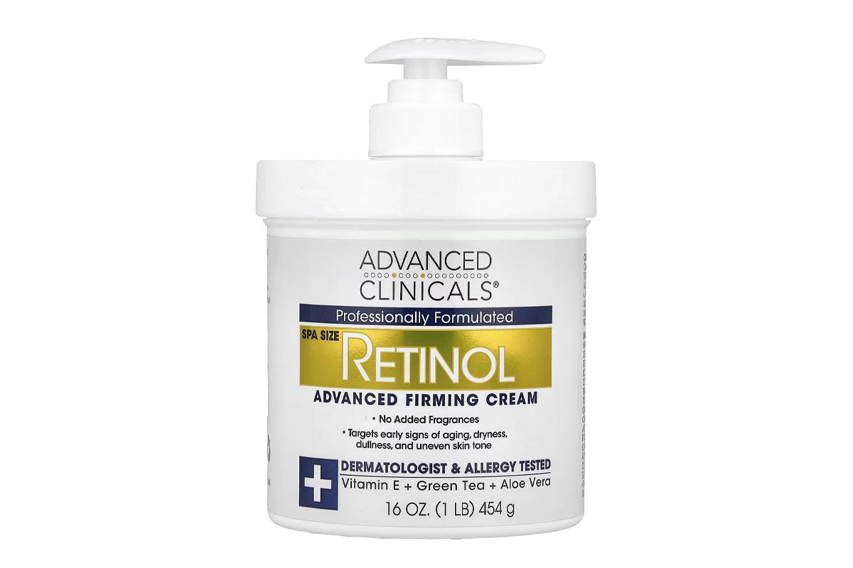 ADVANCED CLINICALS RETINOL CREAM 454 GM - Milano Pharmacy