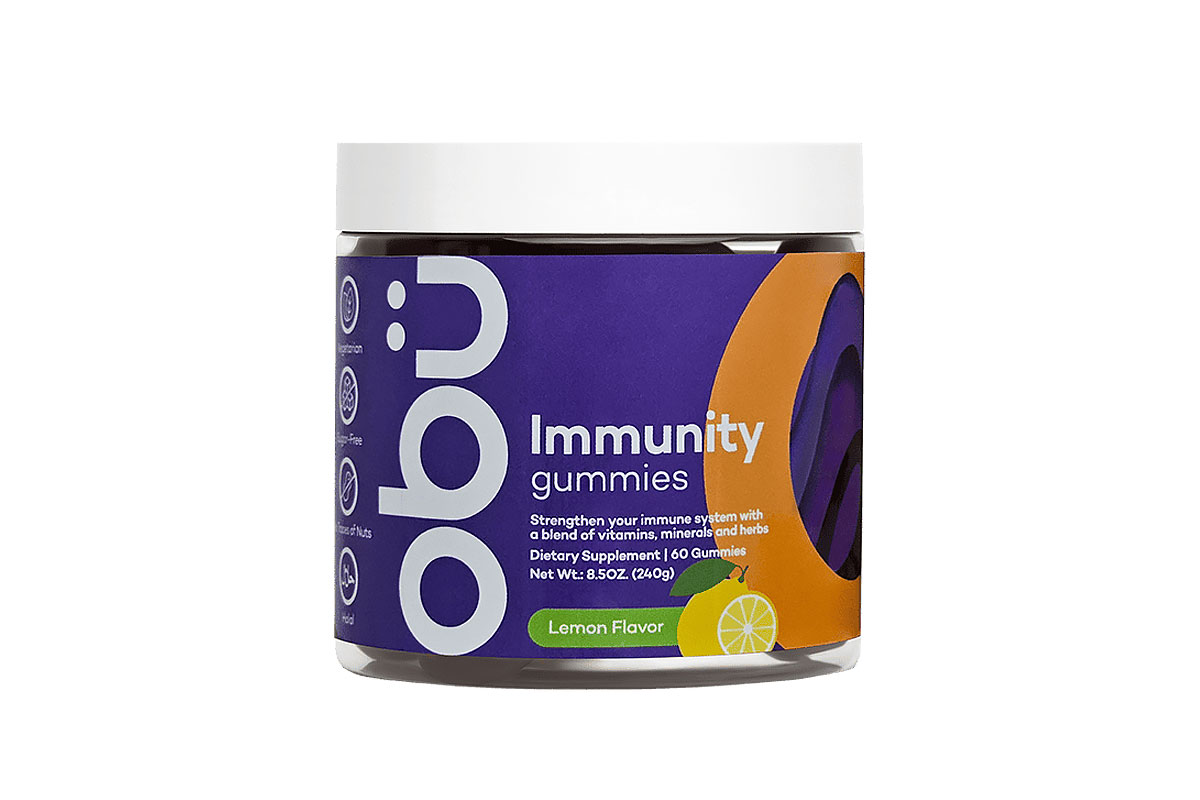 OBU IMMUNITY LEMON FLAVOR 60 GUMMIES - Milano Pharmacy