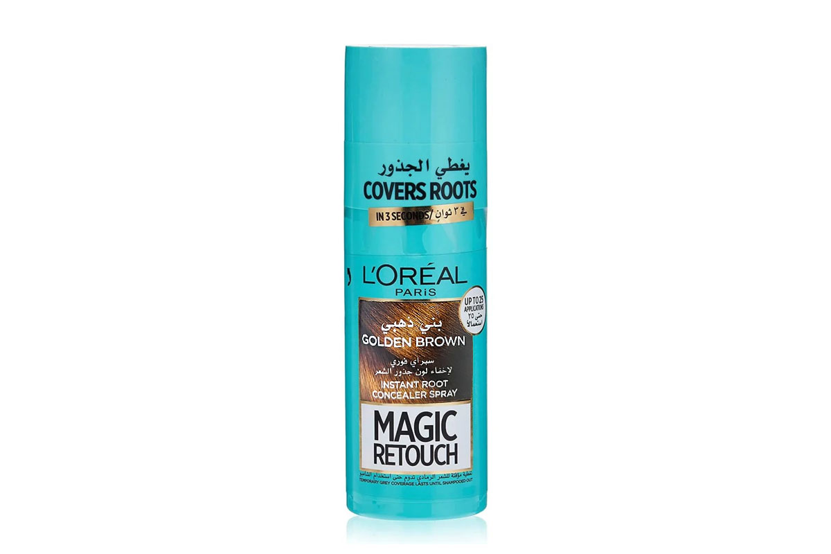 LOREAL MAGIC RETOUCH INSTANT ROOT CONCEALER SPRAY COLOR GOLDEN BROWN 75ML - Milano Pharmacy