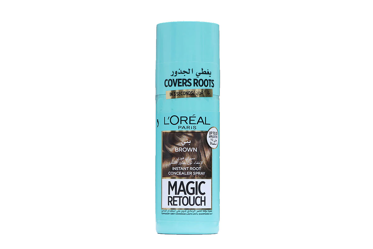 LOREAL MAGIC RETOUCH INSTANT ROOT CONCEALER SPRAY COLOR BROWN 75ML - Milano Pharmacy