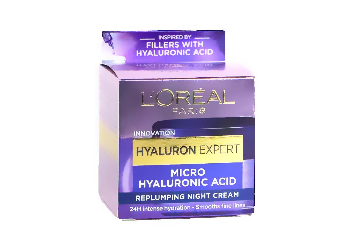 LOREAL HYALURON EXPERT HYALURONIC ACID NIGHT CREAM 50 ML - Milano Pharmacy