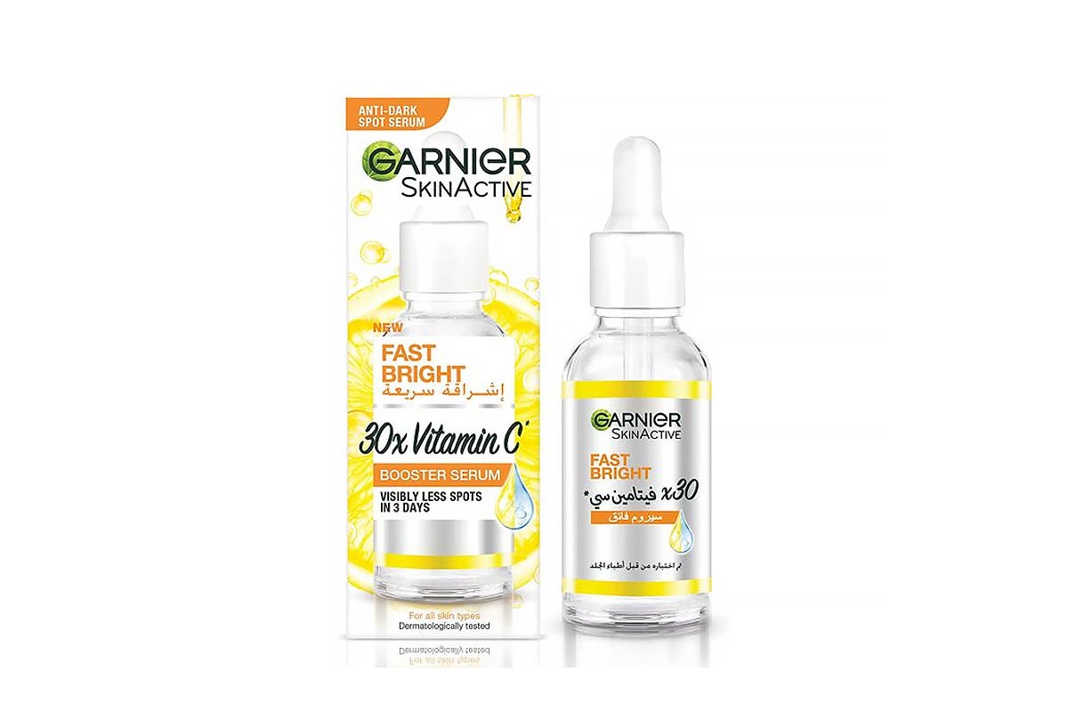 GARNIER SKINACTIVE FAST BRIGHT 30X VITAMIN C BOOSTER SERUM 30ML - Milano Pharmacy