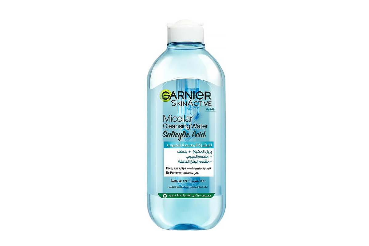 GARNIER SKINACTIVE MICELLAR CLEANSING WAT SALICYLIC ACID 400 ML - Milano Pharmacy