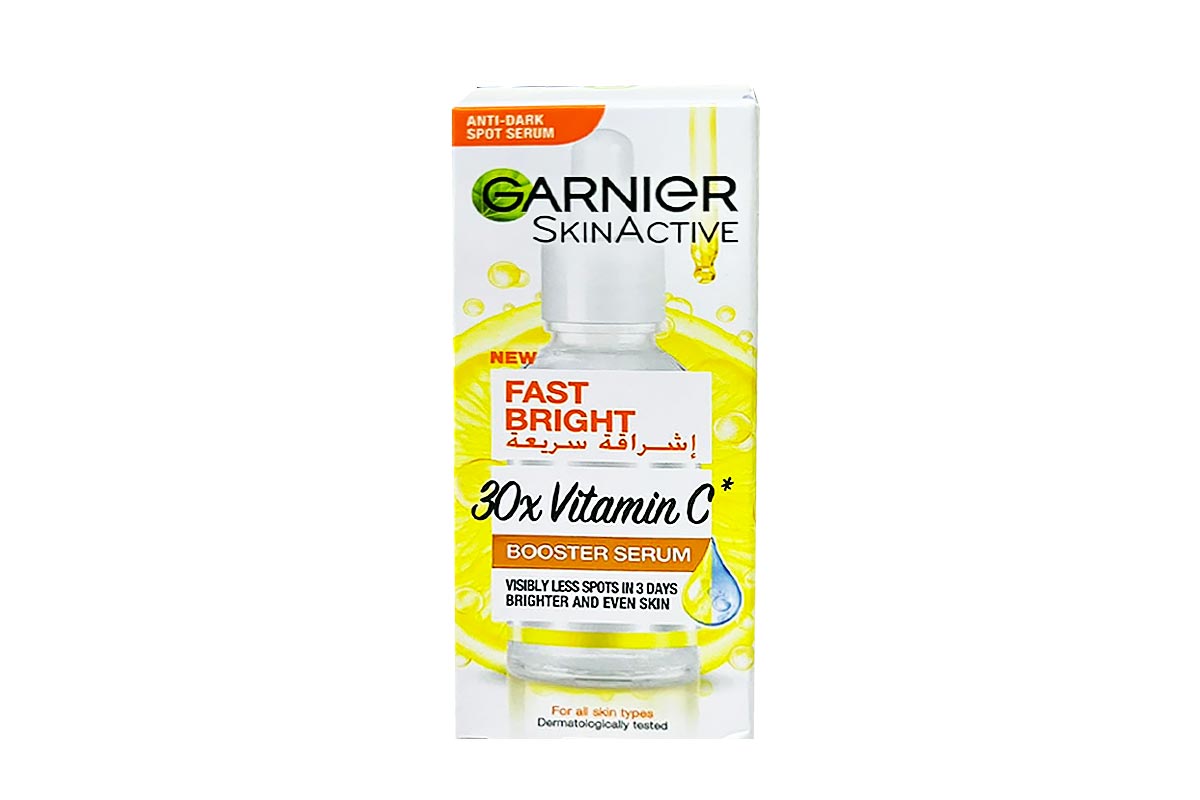 GARNIER SKINACTIVE FAST BRIGHT 30X VITAMIN C BOOSTER SERUM 15 ML - Milano Pharmacy