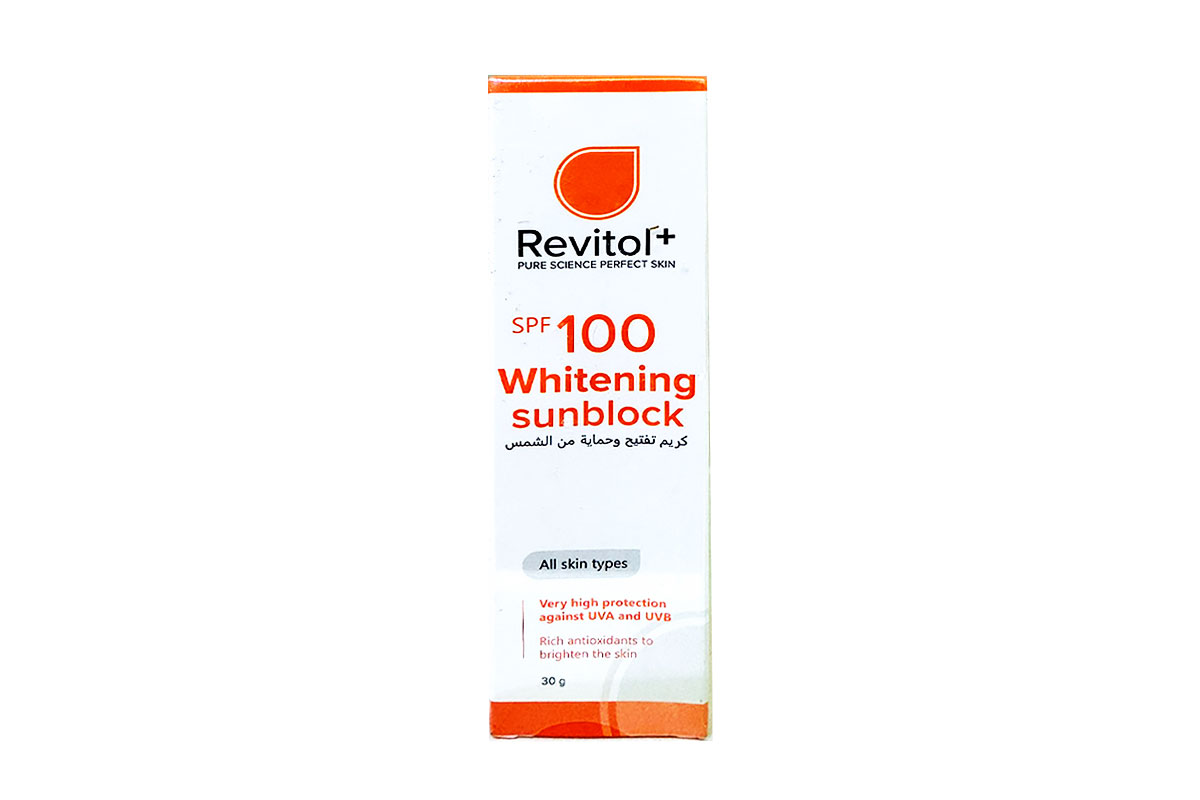 REVITOL WHITENING SUNBLOCK INVISIBLE CREAM SPF100 30 ML - Milano Pharmacy