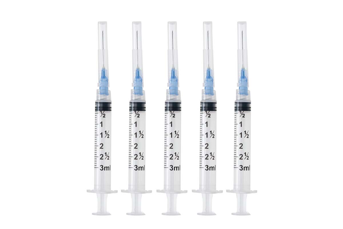 MEDEX DISPOSABLE SYRINGE 3ML 23G 5 PIECES - Milano Pharmacy