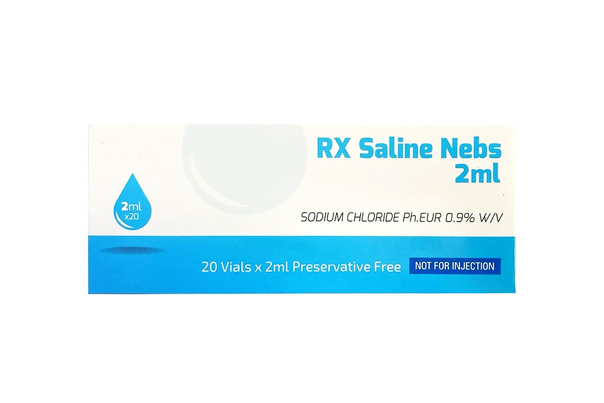 RX SALINE NEBS 2ML 20 PIECES - Milano Pharmacy