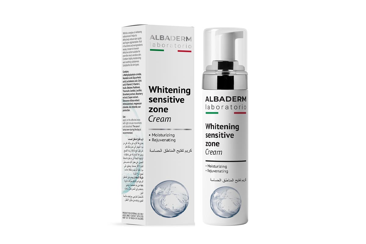 ALBADERM WHITENING SENSITIVE ZONE CREAM 50ML - Milano Pharmacy