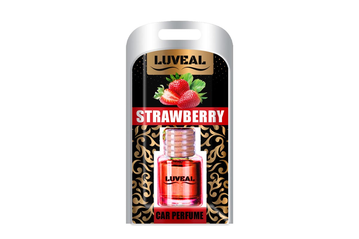 LUVEAL CAR PERFUME STRAWBERRY SCENT 10 ML - Milano Pharmacy