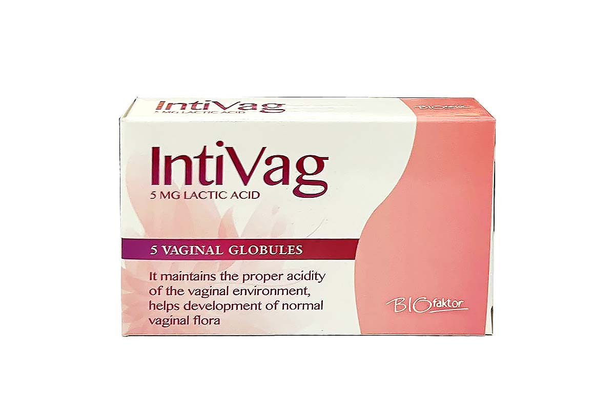 BIOFAKTOR INTIVAG 5MG LACTIC ACID 10 VAGINAL GLOBULES - Milano Pharmacy