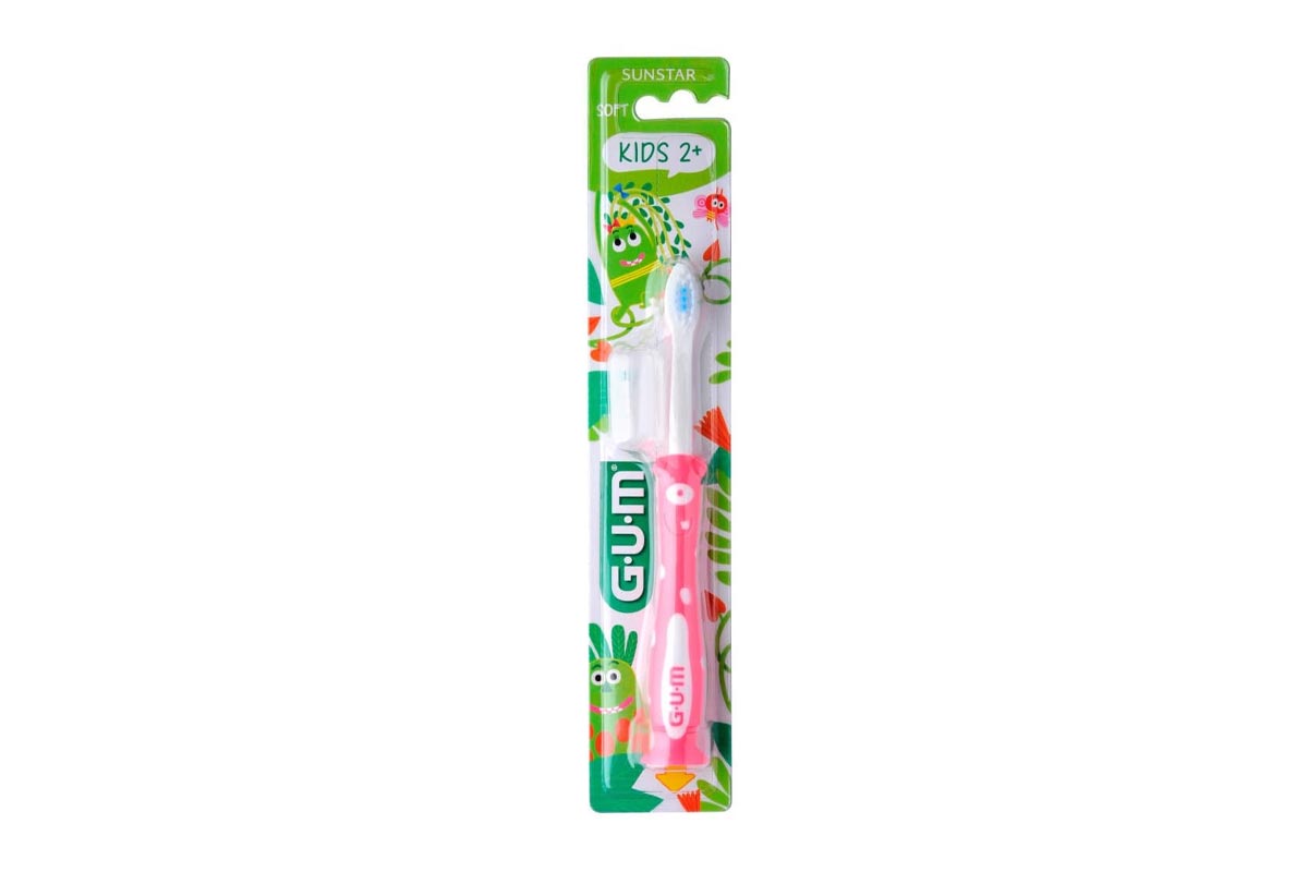 GUM KIDS TOOTHBRUSH 2 YEARS PLUS COLOR PINK 901 - Milano Pharmacy