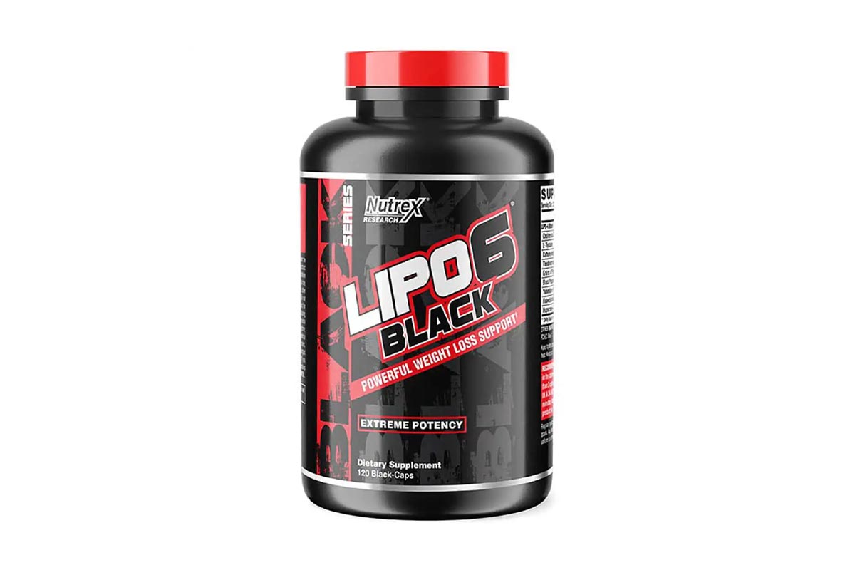 NUTREX RESEARCH LIPO 6 BLACK FAT BURNER 120 BLACK CAPSULES - Milano Pharmacy